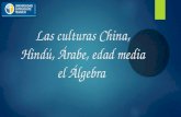 China, Hindú, Áraba y Edad Media_álgebra