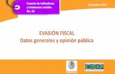 Evasión Fiscal, Datos Generales y Opinión Pública
