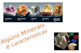 Algúns Minerais e características. 2 Modelo atómico nun material ordeado (cristal) Modelo atómico dun vidrio Ordenamento interno dos minerais.