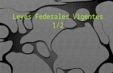 1 Leyes Fiscales Vigentes 2015 Leyes Federales Vigentes 1/2.