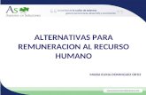 MARIA ELENA DOMINGUEZ ORTIZ ALTERNATIVAS PARA REMUNERACION AL RECURSO HUMANO.