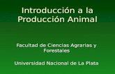 Introducción a la Producción Animal Facultad de Ciencias Agrarias y Forestales Universidad Nacional de La Plata.