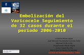 Embolización del Varicocele Seguimiento de 32 casos durante el periodo 2006-2010 Cristina Pérez López José Manuel Fernández-Carrera Soler Manuel Trillo.