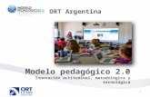 ORT Argentina 1 Modelo pedagógico 2.0 Innovación actitudinal, metodológica y tecnológica.