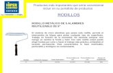 Productos más importantes que sería conveniente incluir en su portafolio de productos RODILLOS RODILLO METÁLICO DE 5 ALAMBRES REUTILIZABLE DE 9” El sistema.