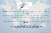 XVI Reunión de Directores de Cooperación de América Latina y el Caribe Financiamiento al Desarrollo y el Cumplimiento de las Metas del Milenio en América.