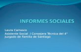 Laura Carrasco Asistente Social / Consejera Técnica del 4° Juzgado de Familia de Santiago.