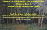 Efectos de la Radiación Electromagnética Sobre la Salud Con énfasis en la telefonía celular Prof. Dr. Andrei N. Tchernitchin Instituto de Ciencias Biomédicas,