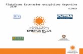 ALIANZA Plataforma Escenarios energéticos Argentina 2030.