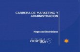 1 CARRERA DE MARKETING Y ADMINISTRACION Negocios Electrónicos.