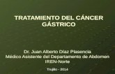Dr. Juan Alberto Díaz Plasencia Médico Asistente del Departamento de Abdomen IREN-Norte Trujillo - 2014 TRATAMIENTO DEL CÁNCER GÁSTRICO.