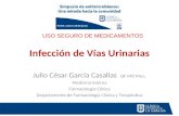 Infección de Vías Urinarias Julio César García Casallas QF MD Msc. Medicina Interna Farmacología Clínica Departamento de Farmacología Clínica y Terapéutica.