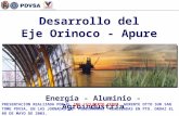 PRESUPUESTO 2003 Desarrollo del Eje Orinoco - Apure Energía - Aluminio - Agroindustria PRESENTACION REALIZADA POR EL ING. GILBERTO ZERPA, GERENTE DTTO.