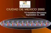 CIUDAD DE MEXICO 2000 VI Asamblea Diocesana Septiembre 21, 2000.