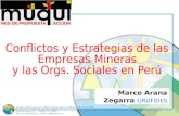 Marco Arana Zegarra GRUFIDES. Cajamarca Lima Más de 30% del territorio bajo concesión minera. Más de 5% del PBI proviene de minería. Más del 50% de las.