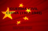 GUERRA CIVIL CHINA (1927-1949) MARÍA MANCEBO GONZÁLEZ SUSANA JIMÉNEZ GUIJARRO.