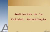 Q-03-E9  AENOR Auditorías de la Calidad. Metodología.