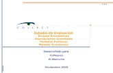 Estudio de Evaluación Grupos Económicos Asociaciones Gremiales Partidos Políticos Modelo Económico Desarrollado para Enfoques El Mercurio Noviembre 2005.