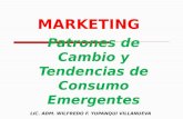 Patrones de Cambio y Tendencias de Consumo Emergentes LIC. ADM. WILFREDO F. YUPANQUI VILLANUEVA.