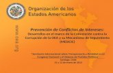 Prevención de Conflictos de Intereses: Desarrollos en el marco de la Convención contra la Corrupción de la OEA y su Mecanismo de Seguimiento (MESICIC)