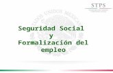 Seguridad Social y Formalización del empleo. Con fecha 20 de mayo se publicó en el DOF el Plan Nacional de Desarrollo 2013-2018, en el cual se establecen.