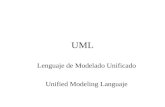 UML Lenguaje de Modelado Unificado Unified Modeling Languaje.