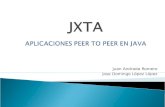 Juan Andrada Romero Jose Domingo López López.  Introducción  Conceptos  Arquitectura JXTA  Protocolos  Demostración  Alternativas  Conclusiones.