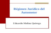 Régimen Jurídico del Automotor Eduardo Molina Quiroga.