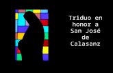 Triduo en honor a San José de Calasanz. Virgen del diálogo: ruega por nosotros.