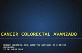 CANCER COLORECTAL AVANZADO MENDEZ NORBERTO, MED. HOSPITAL NACIONAL DE CLINICAS. ONCOLOGIA 17 DE JUNIO 2014.
