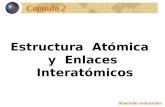 Capitulo 2 Estructura Atómica y Enlaces Interatómicos Materiales industriales.