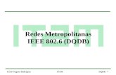 1 Uciel Fragoso RodríguezITAMDQDB Redes Metropolitanas IEEE 802.6 (DQDB)