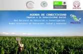 Coordinación del Sistema Nacional e-México AGENDA DE CONECTIVIDAD Impulso a la Conectividad Social Red Nacional de Educación e Investigación Redes Estatales.