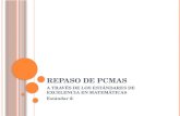 R EPASO DE PCMAS A TRAVÉS DE LOS ESTÁNDARES DE EXCELENCIA EN MATEMÁTICAS Estándar 2: