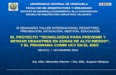 UNIVERSIDAD CENTRAL DE VENEZUELA FACULTAD DE ARQUITECTURA Y URBANISMO INSTITUTO DE DESARROLLO EXPERIMENTAL DE LA CONSTRUCCIÓN ESCUELA DE ARQUITECTURA CARLOS.