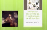 Historia y desarrollo de Microbiología de alimentos Juan Alberto Muela B.
