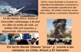 EEUU, Gran Bretaña y Francia en cobardes bombardeos nocturnos a Libia pretenden apoderarse del petróleo, 90 civiles muertos entre niños, mujeres y ancianos.