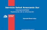 Servicio Salud Araucanía Sur Interoperabilidad Explotación de la Información Marcelo Flores Leiva Jefe Depto. Informática .