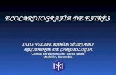 ECOCARDIOGRAFÍA DE ESTRÉS LUIS FELIPE RAMOS HURTADO RESIDENTE DE CARDIOLOGÍA Clinica cardiovascular Santa Maria Medellin, Colombia.
