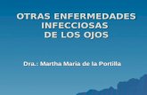 OTRAS ENFERMEDADES INFECCIOSAS DE LOS OJOS Dra.: Martha Maria de la Portilla.