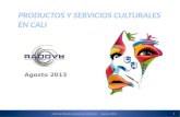 Informe Estudio Industrias Culturales - Agosto 2013 1 Agosto 2013.