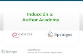 David Mouriño Gerente de Licenciamiento Digital Mexico Inducción a: Author Academy.