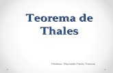 Teorema de Thales Profesor: Reynaldo Flores Troncos.