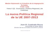 Juan R. Cuadrado Roura Universidad de Alcalá- Madrid Director del Inst. de Análisis Económico y Social  Master-Diplomado.