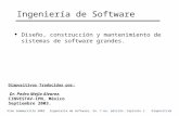 ©Ian Sommerville 2002Ingeniería de Software, 5a. Y 6a. edición. Capitulo 1Diapositiva1 Ingeniería de Software u Diseño, construcción y mantenimiento de.