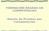 FORMACIÓN BASADA EN COMPETENCIAS Diseño de Pruebas por Competencias.