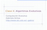 Clase 4: Algoritmos Evolutivos Computación Evolutiva Gabriela Ochoa gabro