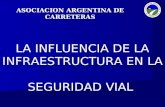 ASOCIACION ARGENTINA DE CARRETERAS LA INFLUENCIA DE LA INFRAESTRUCTURA EN LA SEGURIDAD VIAL.