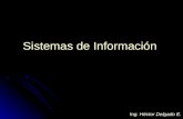Sistemas de Información Ing. Héctor Delgado E.. Introducción Sistemas de Información Agenda: Sistemas de Información Recursos de Información Comercio.