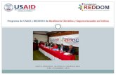 SANTO DOMINGO, REPÚBLICA DOMINICANA 17DE DICIEMBRE 2014 Programa de USAID y REDDOM de Resiliencia Climática y Seguros basados en Índices.